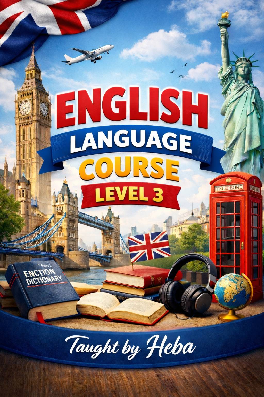 English course-level 3-Ms.