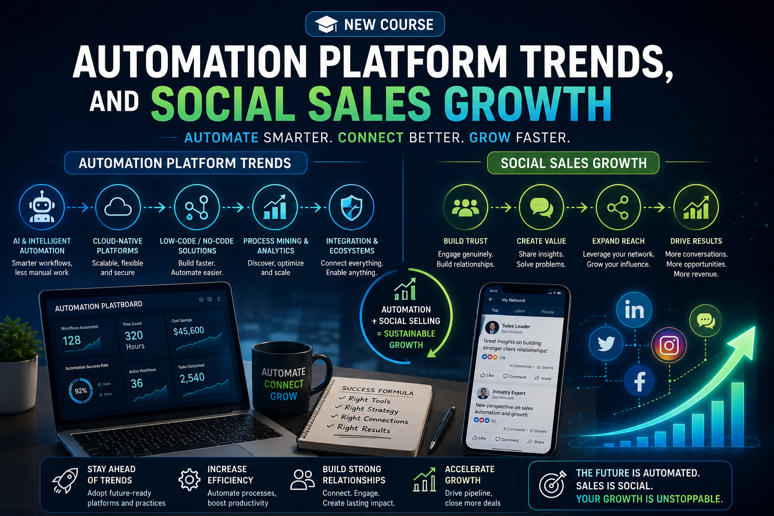 Automation platform trends, and social sales growth